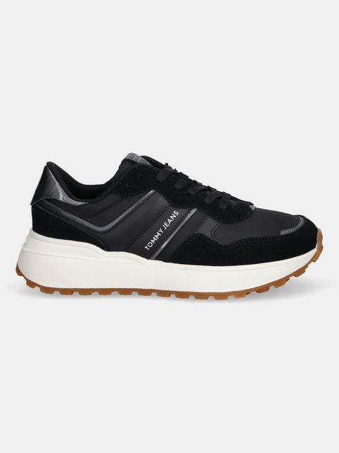 Tommy Jeans sneakersy TJW CLEATED RUNNER damskie kolor czarny EN0EN02861 - zdjęcie produktu nr 2
