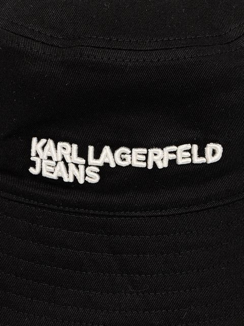 Karl Lagerfeld Jeans kapelusz bawełniany kolor niebieski B1W33056