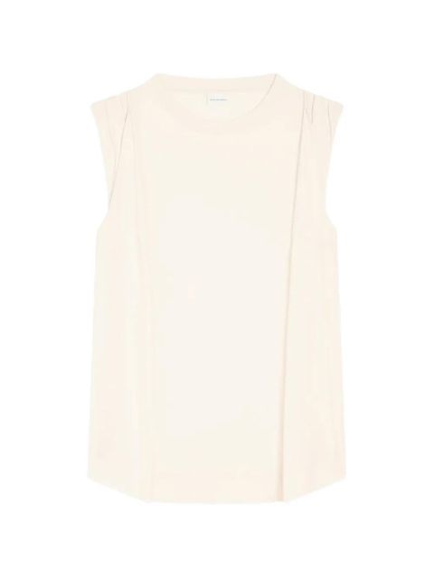 DRIES VAN NOTEN loose sleeveless T-shirt - Neutrals - zdjęcie produktu nr 1