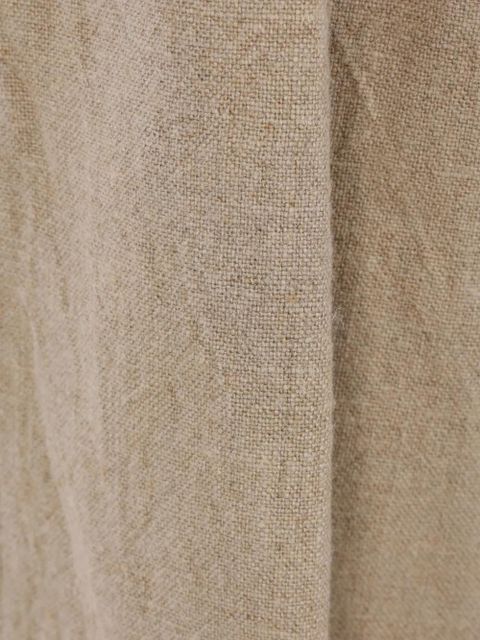 Comme Des Garçons elasticated-waist linen trousers - Neutrals