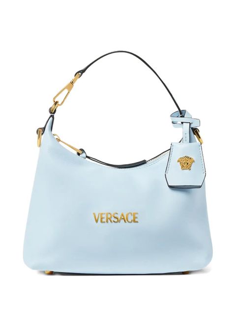 Versace logo-charm tote bag - Blue - zdjęcie produktu nr 1