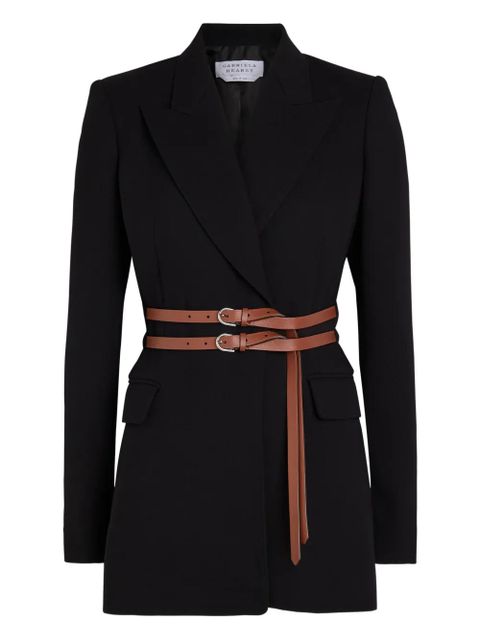 Gabriela Hearst double-breasted belted blazer - Black - zdjęcie produktu nr 1