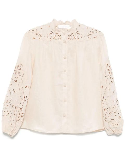 ZIMMERMANN Wylie shirt - Neutrals - zdjęcie produktu nr 1