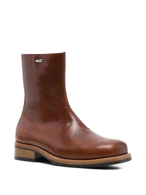 OUR LEGACY Camion leather ankle boots - Brown - zdjęcie produktu nr 2