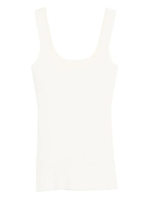 ENTIRE STUDIOS squared-neck tank top - White