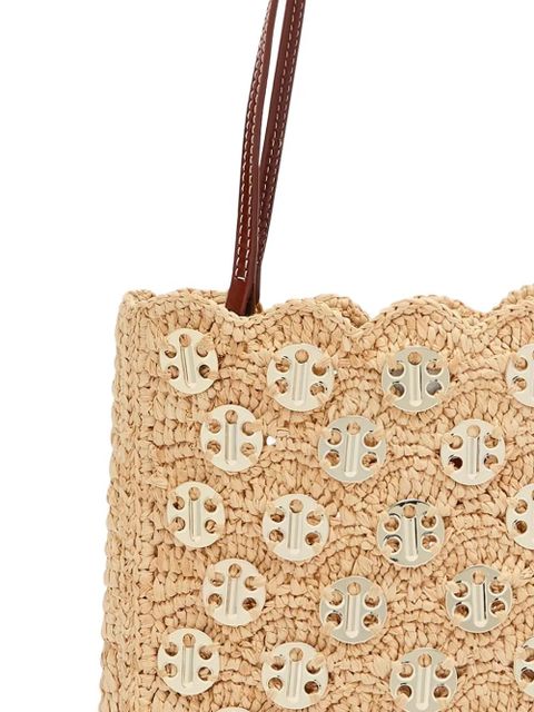 Rabanne scalloped appliqué shoulder bag - Neutrals - zdjęcie produktu nr 2