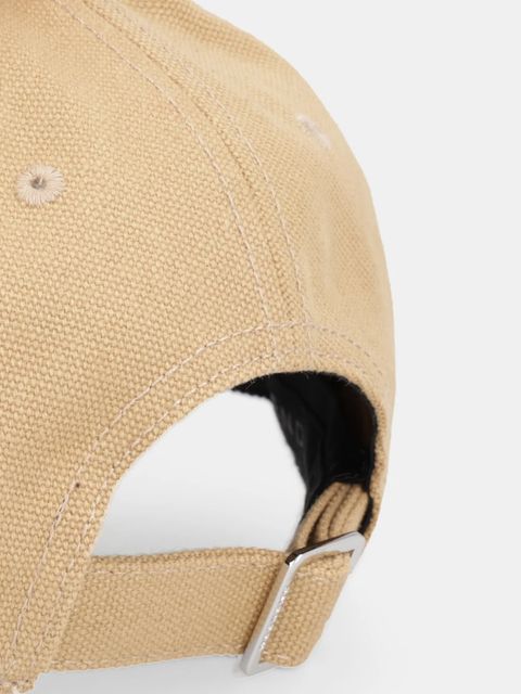 Weekend Max Mara czapka z daszkiem bawełniana AGUFO kolor brązowy 2615571044600