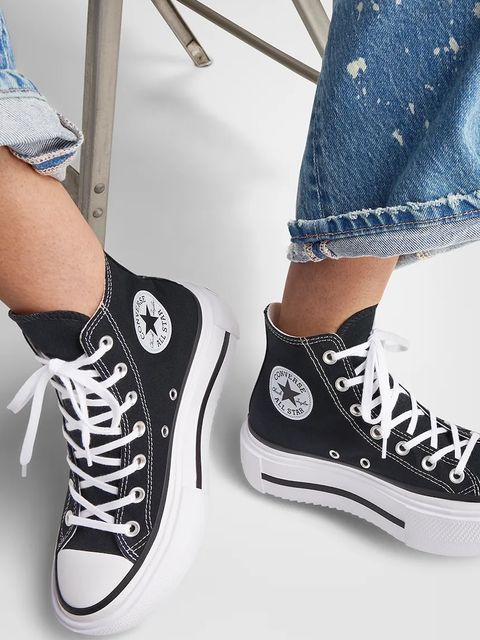 Converse trampki Chuck Taylor All Star Lift Double Stack unisex kolor czarny A12975C