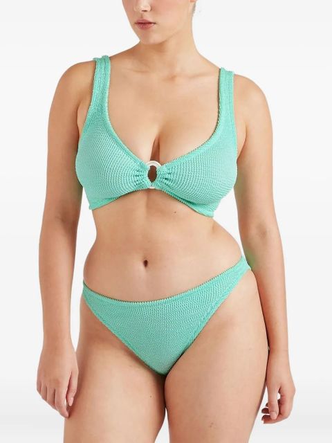 Hunza G Julia textured bikini - Green