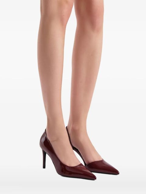 KHAITE 85mm Jett D'Orsay heeled pumps - Red