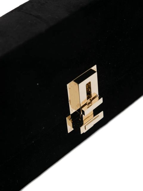 TOM FORD hardware clutch bag - Black