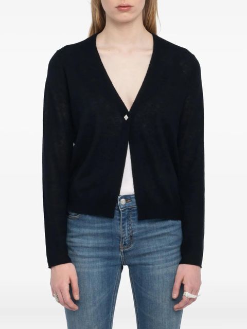 Zadig&Voltaire Manylla button-up V-neck cardigan - Black