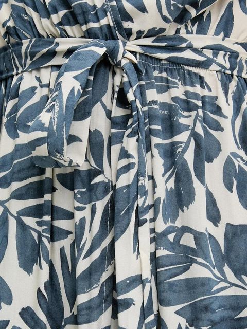 Answear.LAB sukienka kolor niebieski maxi rozkloszowana