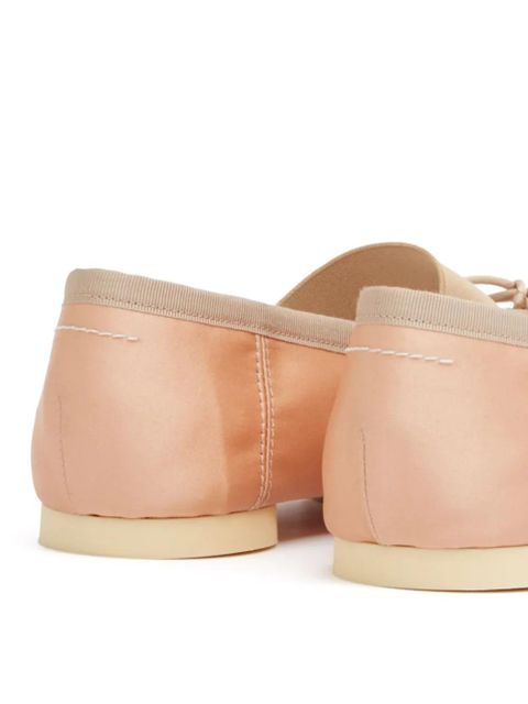 MM6 Maison Margiela Anatomic Numbers-motif ballerina shoes - Neutrals