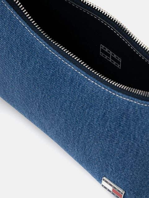 Tommy Jeans torebka jeansowa kolor niebieski AW0AW17877