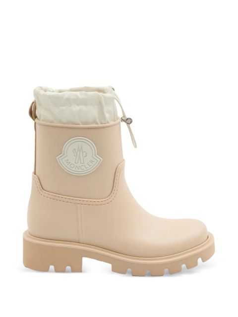 Moncler drawstring-closure logo-patch boots - Neutrals - zdjęcie produktu nr 1