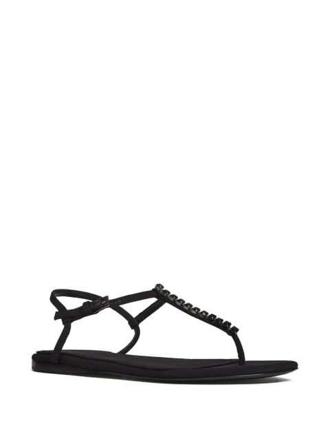 Paris Texas Montecarlo crystal-embellished flat sandal - Black - zdjęcie produktu nr 2