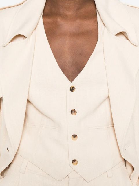 WARDROBE.NYC buttoned waistcoat - Neutrals