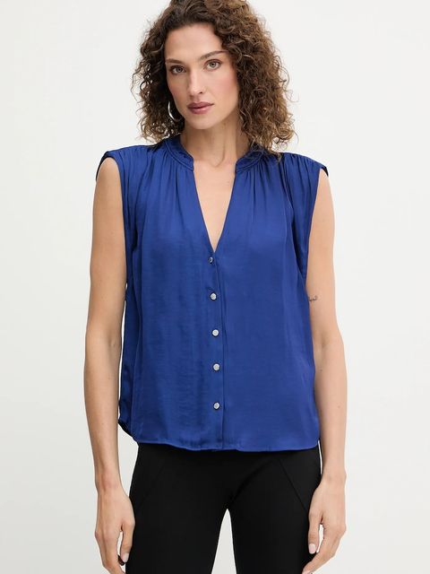 Morgan koszula damskie kolor niebieski regular CROOV - zdjęcie produktu nr 1