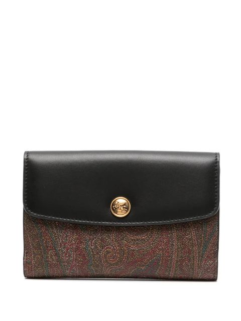 ETRO Essential paisley-print leather wallet - Black - zdjęcie produktu nr 1