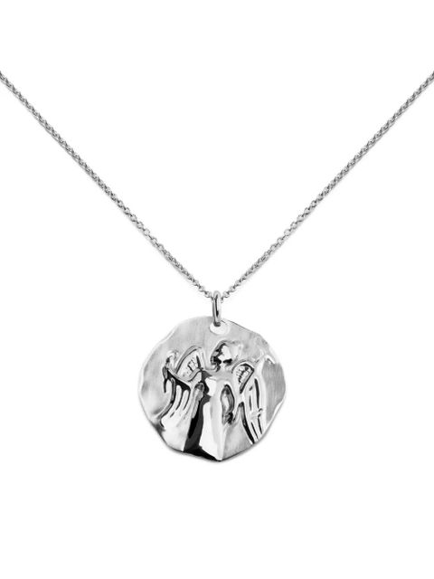 Monica Vinader Virgo Zodiac necklace - Silver