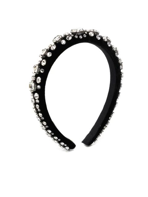 Jennifer Behr crystal-embellished headband - Black