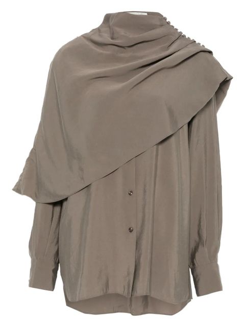 Magda Butrym classic button shirt - Grey - zdjęcie produktu nr 1