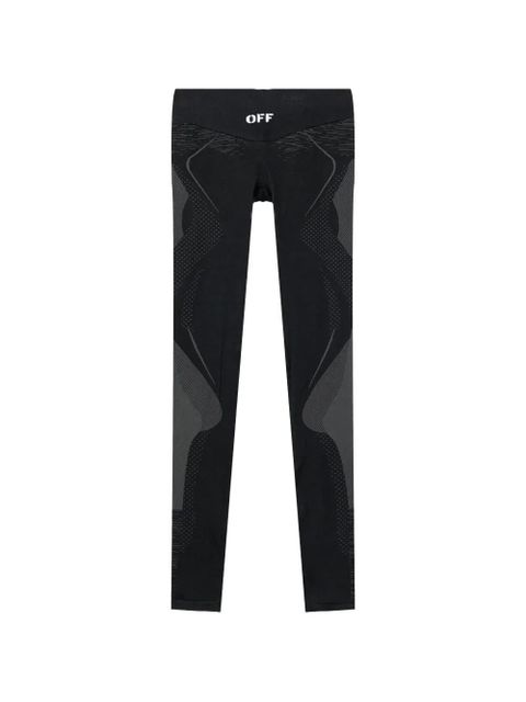 Off-White racing seamless leggings - Black - zdjęcie produktu nr 1