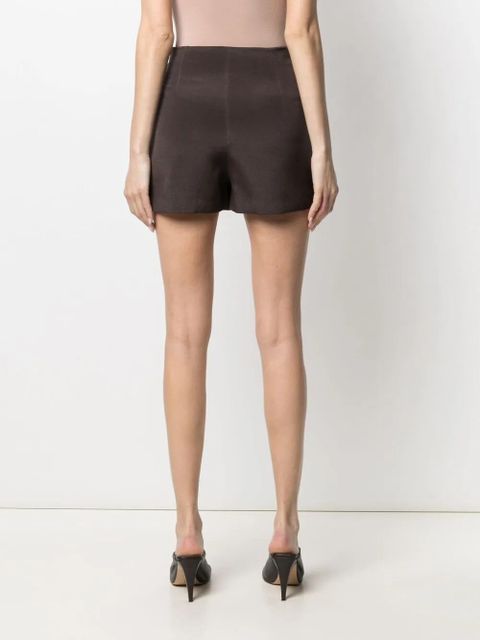 Valentino Garavani high-waisted knitted shorts - Brown
