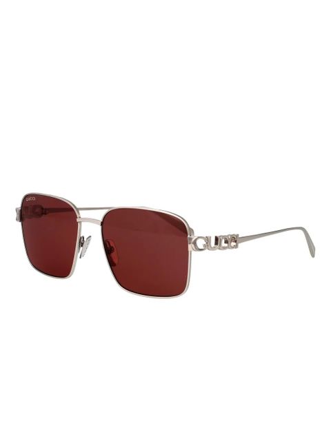 Gucci Eyewear square-frame sunglasses - Silver
