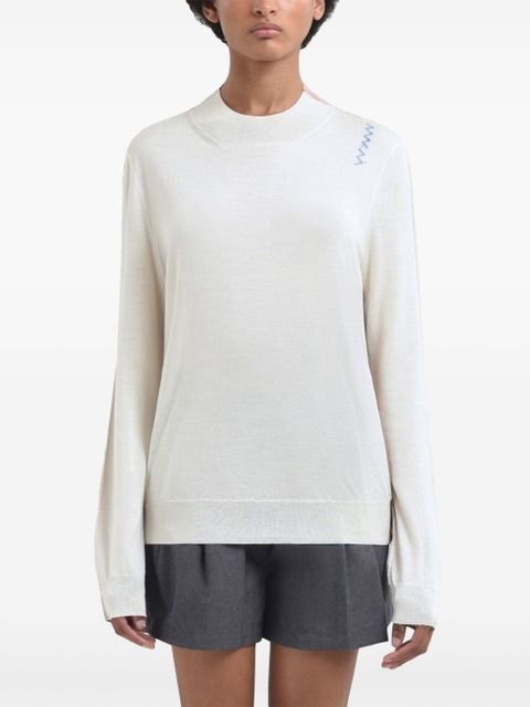 Marni colourblock sweater - White - zdjęcie produktu nr 2
