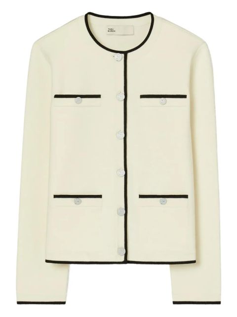 Tory Burch Kendra buttoned detailed cardigan - Neutrals - zdjęcie produktu nr 1