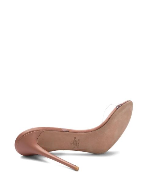 Valentino Garavani buckle-fastening heeled sandals - White