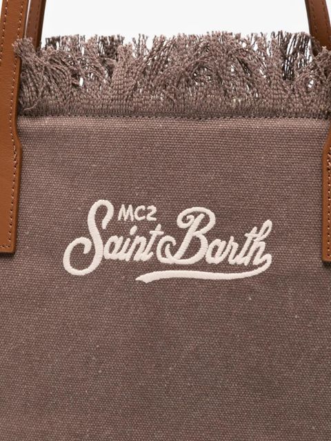 MC2 Saint Barth City fringed tote bag - Brown
