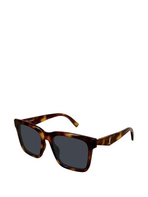 Saint Laurent Eyewear square-frame tortoiseshell sunglasses - Brown - zdjęcie produktu nr 2