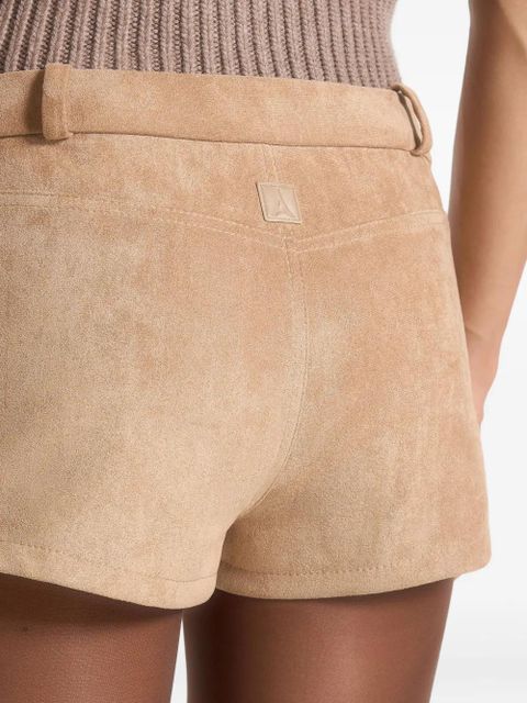 Manière De Voir Fara suede zip shorts - Neutrals - zdjęcie produktu nr 2