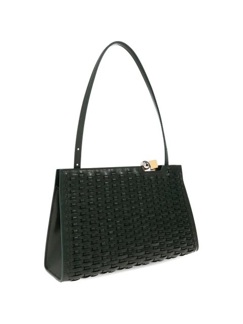 Jacquemus Salon woven leather tote bag - Green