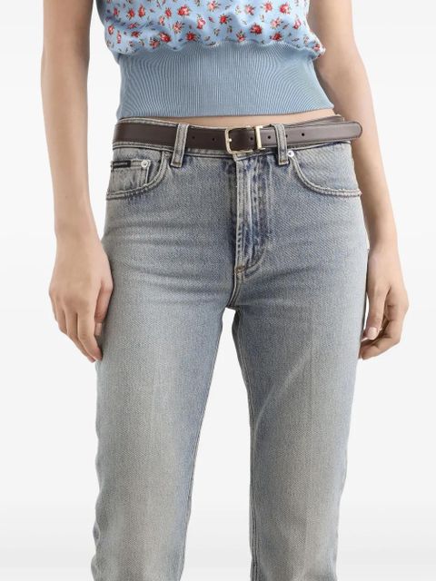 Dolce & Gabbana logo-plaque jeans - Blue