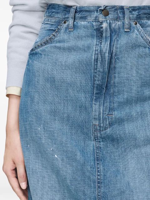 Maison Margiela denim midi skirt - Blue
