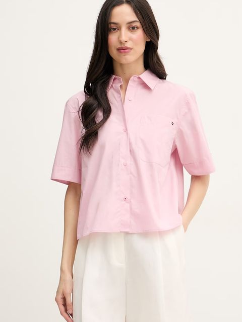 Tommy Hilfiger koszula damska bawełniana - zdjęcie produktu nr 1