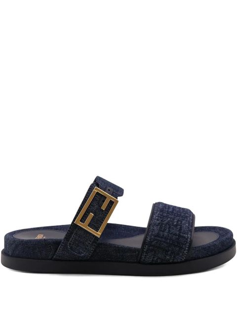 FENDI buckle-strap sandals - Blue - zdjęcie produktu nr 1