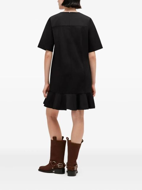 GANNI ruffled pocket dress - Black - zdjęcie produktu nr 2