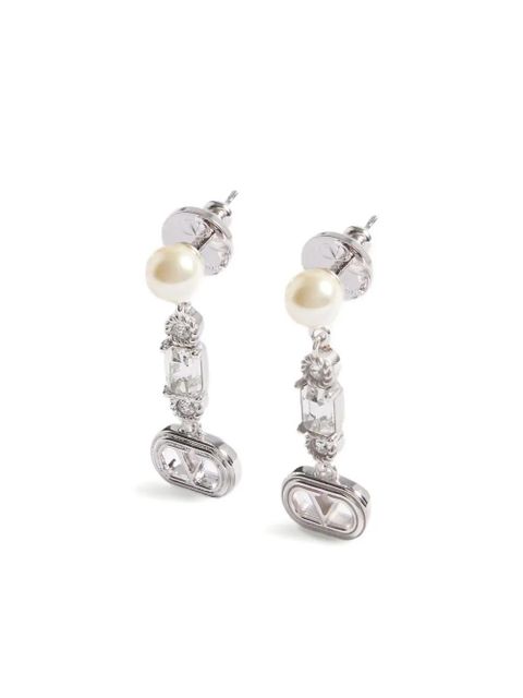 Valentino Garavani Ovalette earrings - Silver