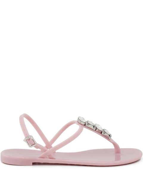 Casadei crystal thong sandals - Pink - zdjęcie produktu nr 1
