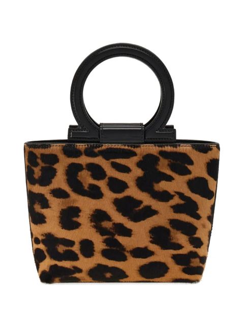 Ferragamo Macro Gancini mini bag - Brown - zdjęcie produktu nr 2