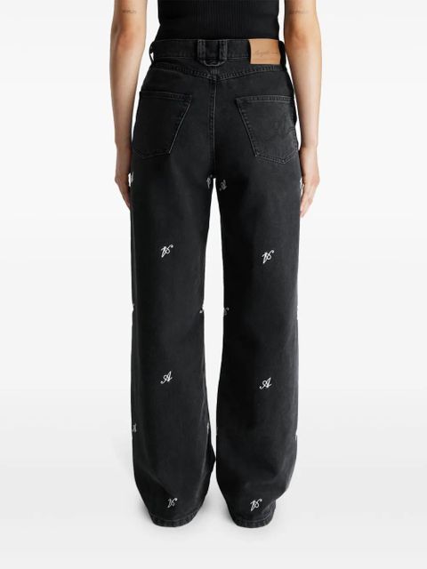 Axel Arigato Clara wide-leg jeans - Black