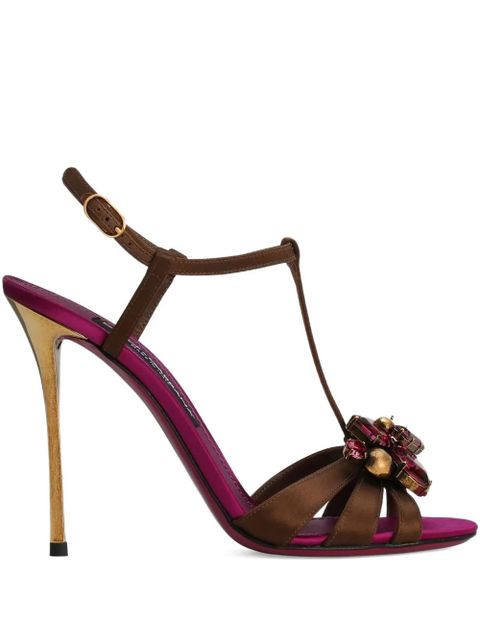Dolce & Gabbana 105mm Keira 2.0 sandals - Brown - zdjęcie produktu nr 1