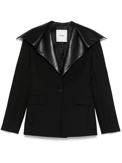 Nanushka Luiza blazer - Black - zdjęcie produktu nr 1