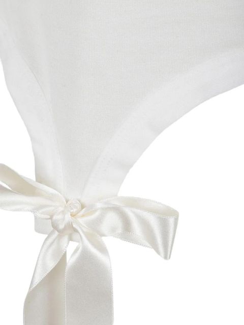 Simone Rocha bow-tails short-sleeve T-shirt - White - zdjęcie produktu nr 2