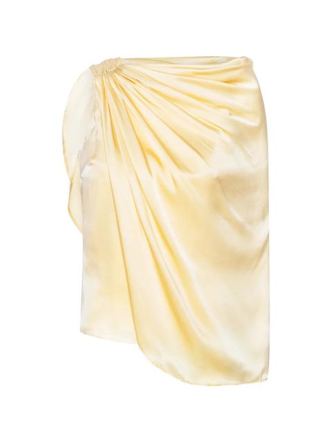 ROTATE BIRGER CHRISTENSEN cape-detail blouse - Yellow - zdjęcie produktu nr 1